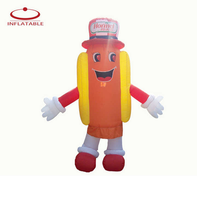 Gepersonaliseerd logo opblaasbaar 3D cartoon outdoor pvc gigantische opblaasbare pop ballon te koop