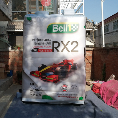 Op maat gemaakte gigantische smeerolie ketel reclame opblaasbaar voor promotie motor olie fles model