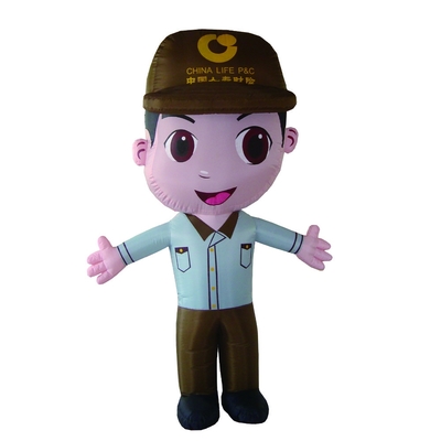 Fabriek Goedkope prijs opblaasbaar schattig poppen model outdoor aangepast reclame opblaasbaar speelgoed