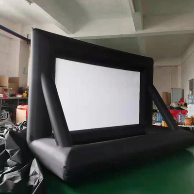 Gepersonaliseerd Buiten Reus Opblaasbare Ground 16X9Ft Opblaasbare scherm voor het spelen van een film
