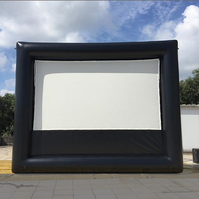 Gepersonaliseerd Buiten Reus Opblaasbare Ground 16X9Ft Opblaasbare scherm voor het spelen van een film