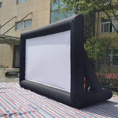Gepersonaliseerd Buiten Reus Opblaasbare Ground 16X9Ft Opblaasbare scherm voor het spelen van een film