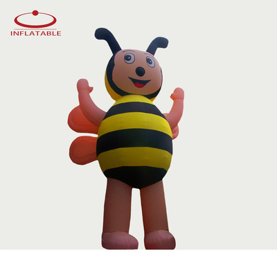 Reuzenopblaasbare tekenfilm mascotte op maat Oxford schattig reclame