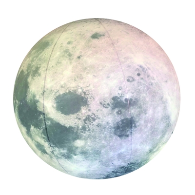 Ronde reclame heliumballon LED opblaasbare gigantische maanballon