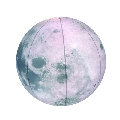 Ronde reclame heliumballon LED opblaasbare gigantische maanballon