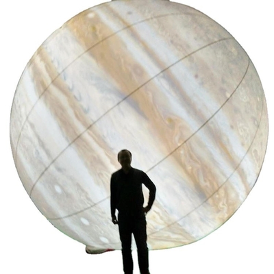 Helium opblaasbaar LED-licht Ronde reclame Lucht maanballon