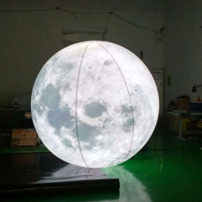 Helium opblaasbaar LED-licht Ronde reclame Lucht maanballon