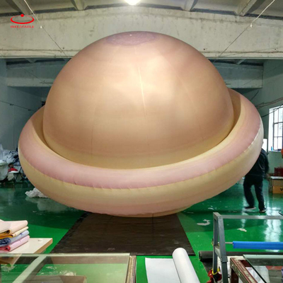 Helium opblaasbaar LED-licht Ronde reclame Lucht maanballon
