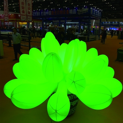 Bruiloftsdecoratie opblaasbaar LED-licht Kleurrijke grote opblaasbare bloemen
