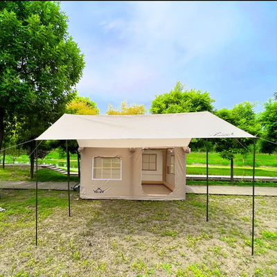 Fabriek Custom Multi Persons Groot Luxe Camping Tent Air Familie Buitenopblaasbaar Huis Tent Huis Opblaasbare Tent Camping