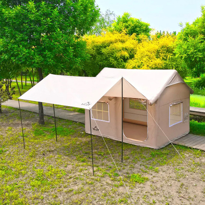 Fabriek Custom Multi Persons Groot Luxe Camping Tent Air Familie Buitenopblaasbaar Huis Tent Huis Opblaasbare Tent Camping