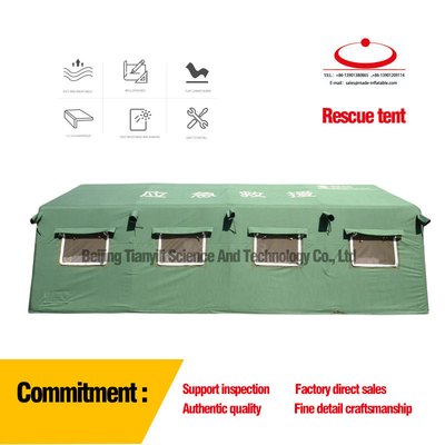 OEM/ODM Grote handige hoge kwaliteit Outdoor Camping Groene opblaasbare tent Verlichting Waterdichte Oxford tent