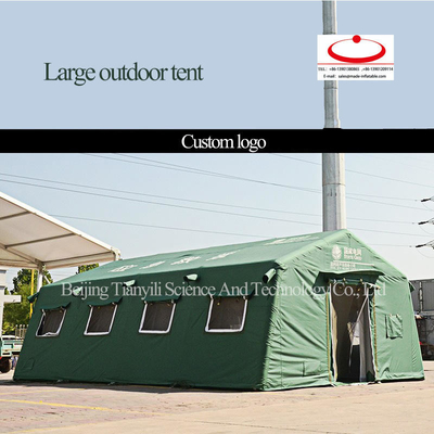 OEM/ODM Grote handige hoge kwaliteit Outdoor Camping Groene opblaasbare tent Verlichting Waterdichte Oxford tent