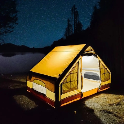 Buitenkamp Waterdicht opblaasbaar tent Air Camping House Tent 3-5 personen Opblaasbare camping tent