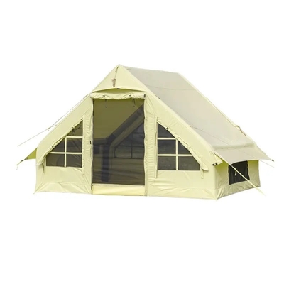 Buitenkamperen Opblaasbaar huis Tent Canvas of Oxford Family Part Tents voor 3-4 personen