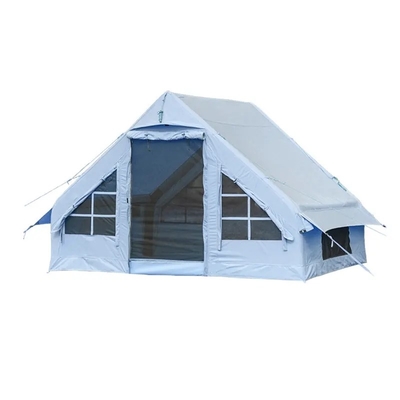 Buitenkamperen Opblaasbaar huis Tent Canvas of Oxford Family Part Tents voor 3-4 personen