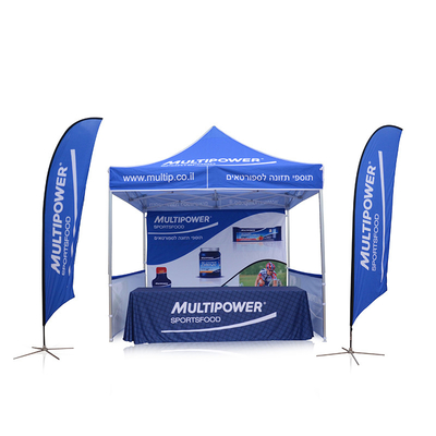 10 ft Outdoor Aluminium Hexagonal Bracket vouw tent Structuur Gebruikt Trade Show Tent Voor commerciële evenementen