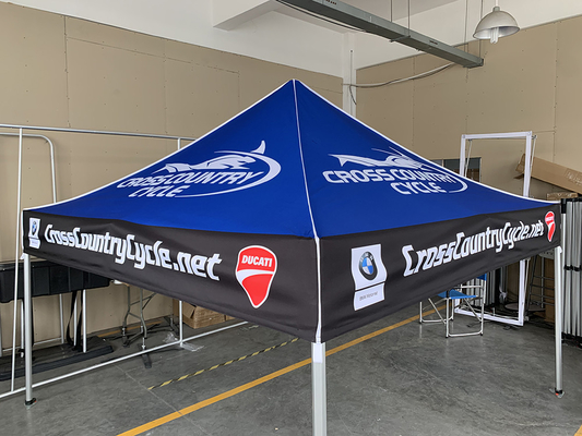 10 ft Outdoor Aluminium Hexagonal Bracket vouw tent Structuur Gebruikt Trade Show Tent Voor commerciële evenementen