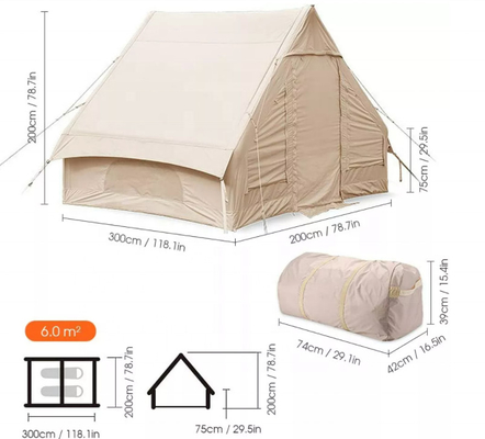 Camping opblaasbare luchttent Oxford stof buitenopblaasbare tent