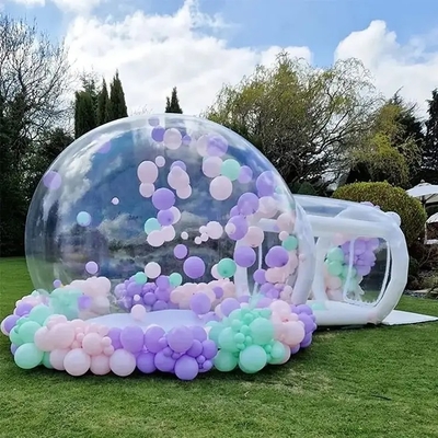 Draagbare opblaasbare transparante bubbel tent 5m OEM met blazer