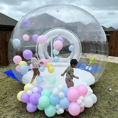 Draagbare opblaasbare transparante bubbel tent 5m OEM met blazer