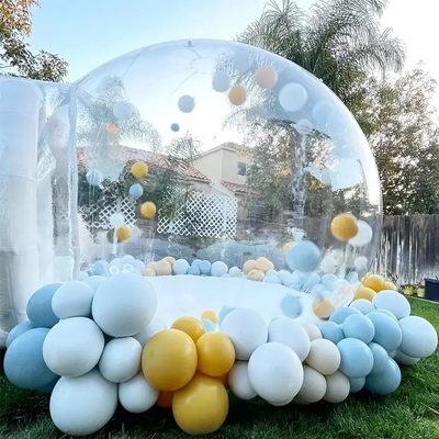 Transparante opblaasbare bubbeltent 100% PVC bubbelhuis met blazer