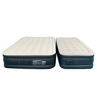 warm verkoop draagbare PVC Flocking Double Layer Air Bed opblaasbare luchtmatrassen