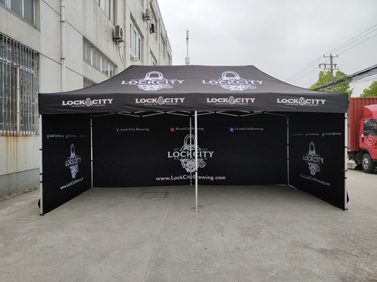 20 ft Outdoor Aluminium Hexagonal Up Tent Pop Up Canopy, Folding Gazebo Tent 3X3M, 3X6M maat