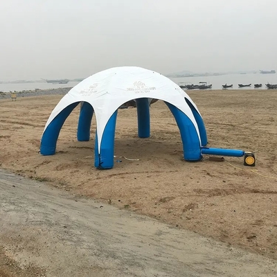 Fabrikant Groothandel Camp Event Exhibition Opblaasbare spin tent met reclame drukwerk