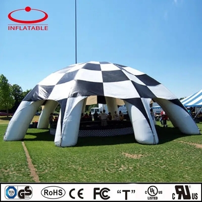 Fabrikant Groothandel Camp Event Exhibition Opblaasbare spin tent met reclame drukwerk